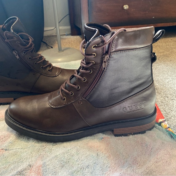 Mens guess leather boots size 12 - Picture 8 of 8